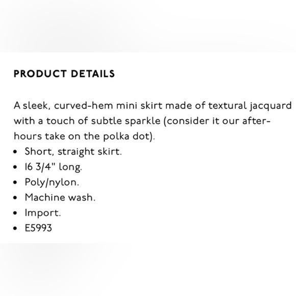 Madewell Shirttail Skirt in Nightfall Jaquard Black and Gold Size 6 - Picture 10 of 11